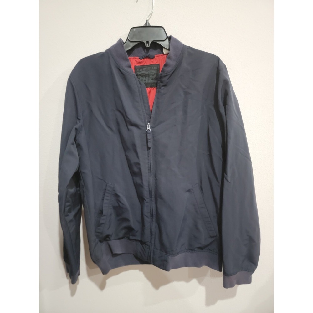 Levi's Levi Strauss Navy Blue Bomber Jacket Size L
